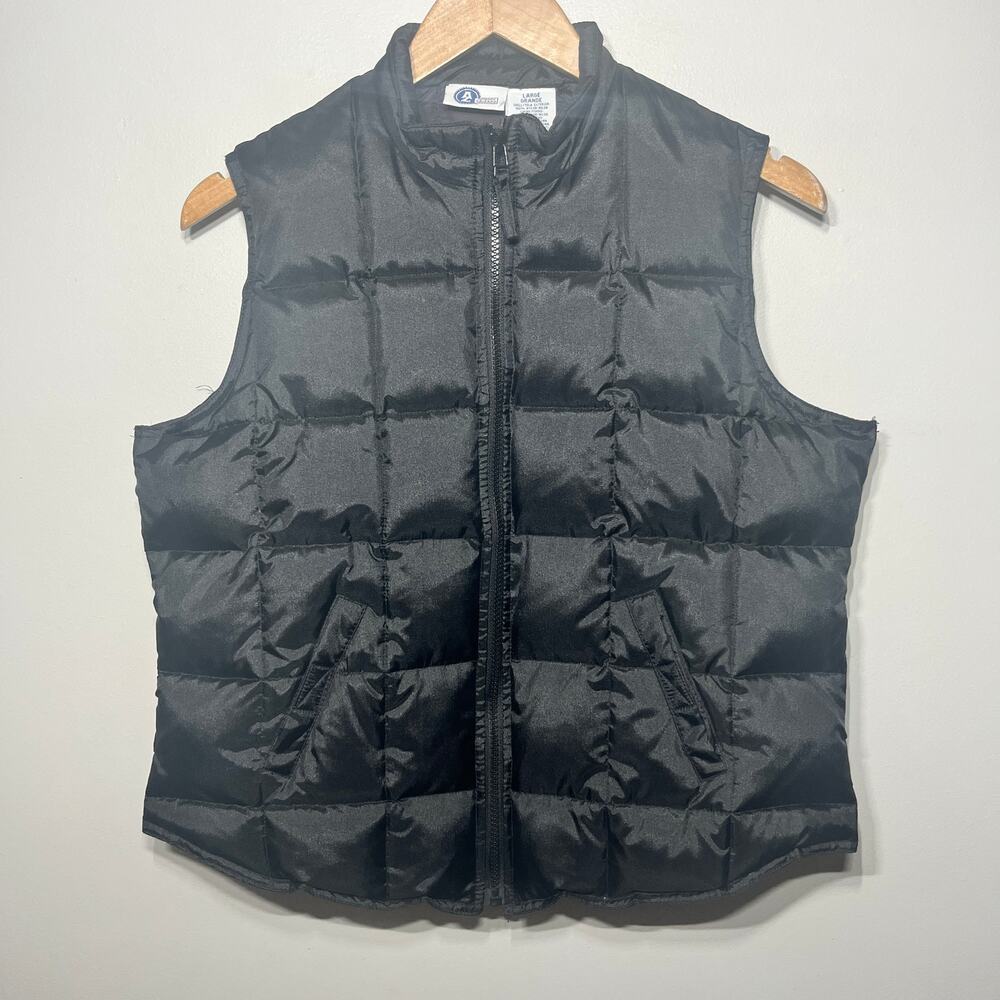 VTG Arizona Jean Co Vest  Puffer Down Full Zip Kids Women Unisex Quilted L